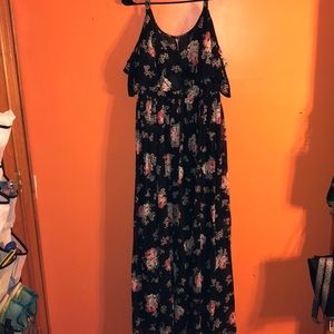 Torrid floral maxi dress